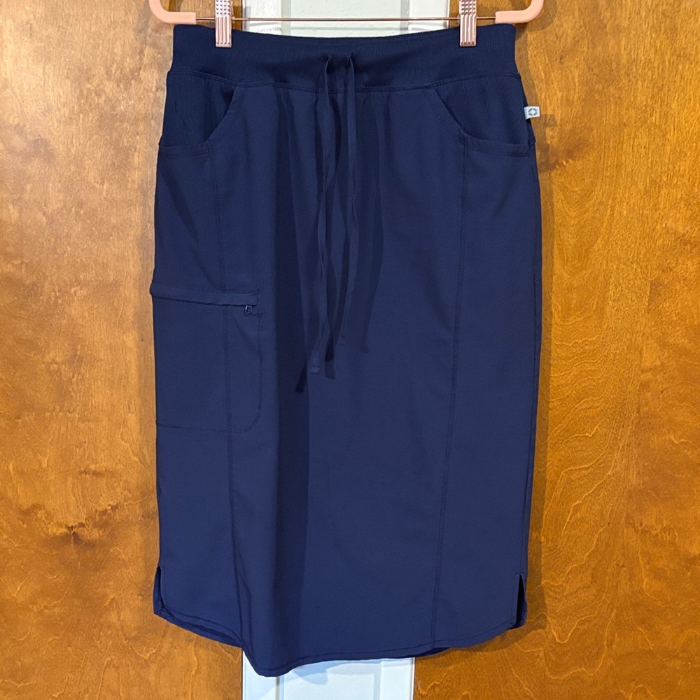 Navy Scrub Skirt